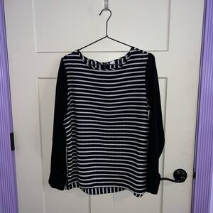 Old Navy Crewneck Blouse with Zippered Back